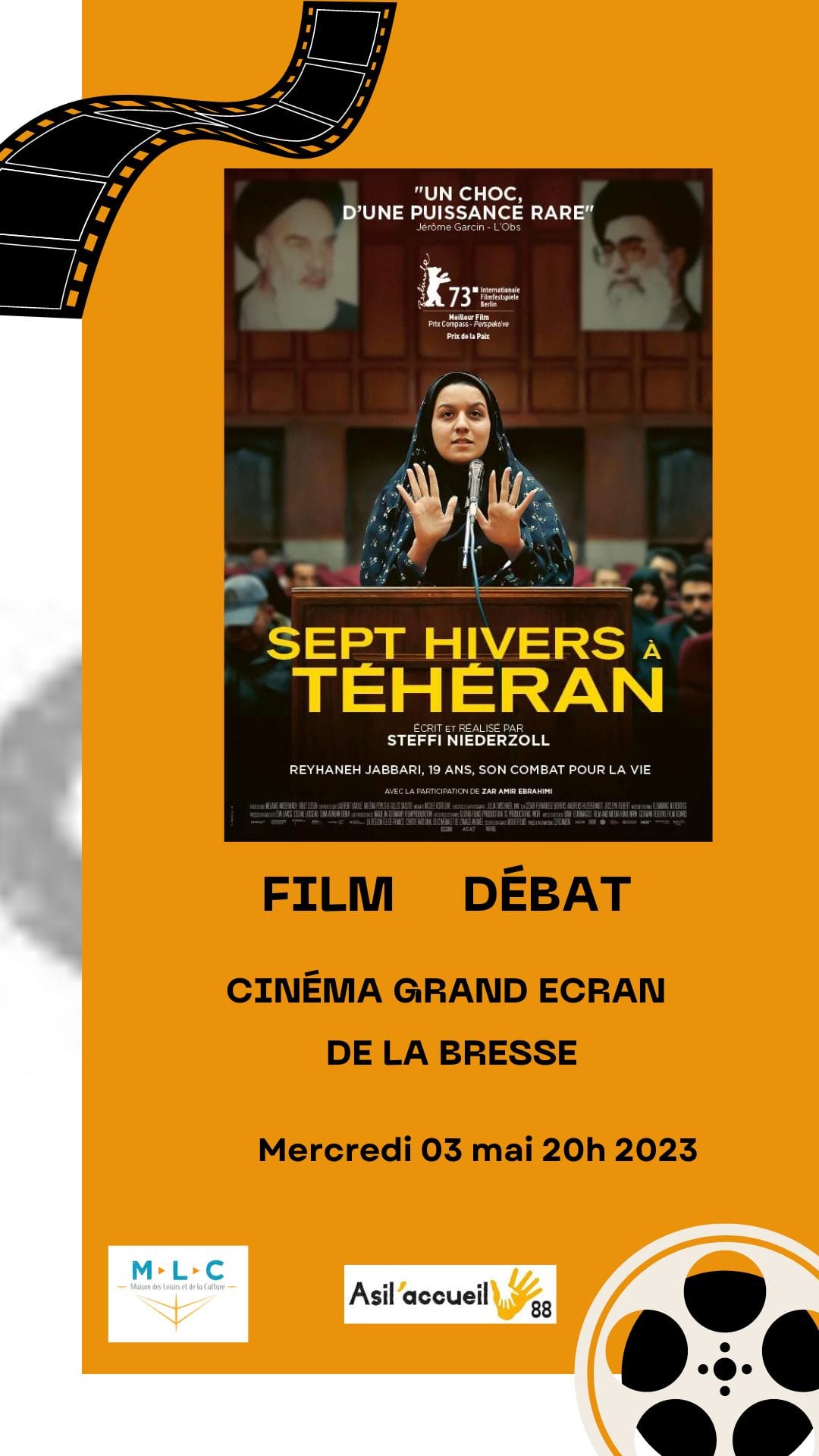 Ciné débat au Cinéma Grand Ecran de La Bresse