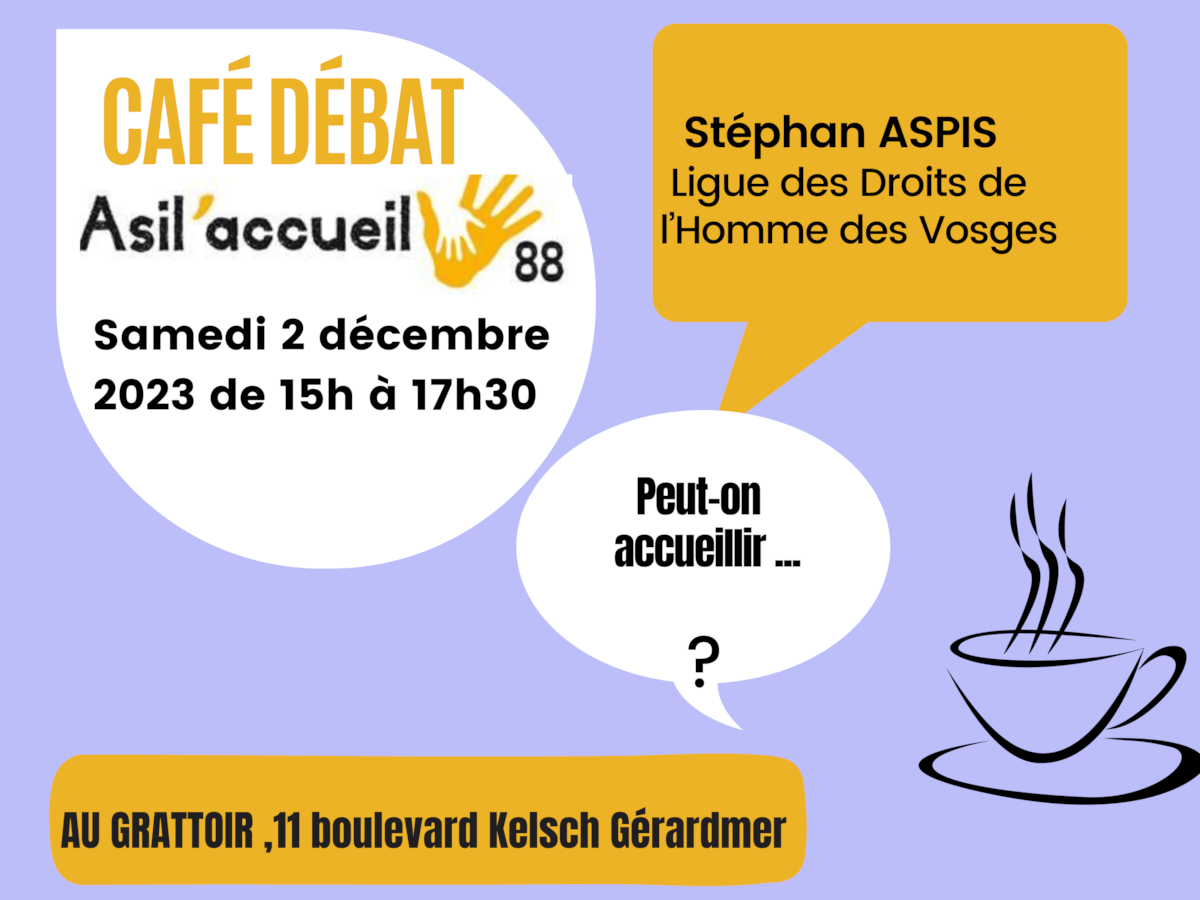 Café/ débat Asil Accueil 88