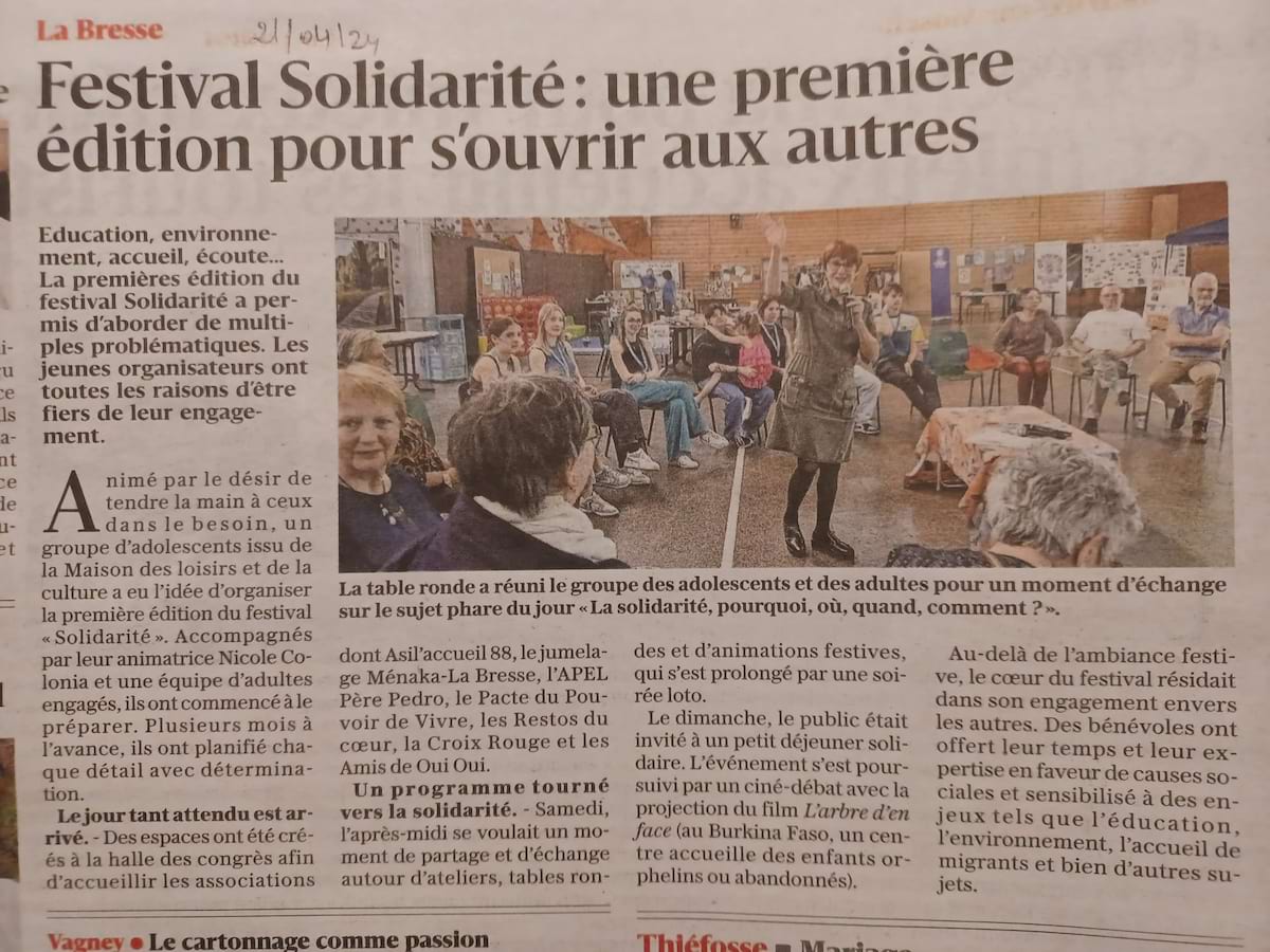 Festival Solidarity de La Bresse
